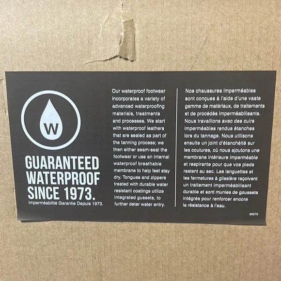 New Timberland Women's Waterproof Tall  Boots Brown yellow trim NEW IN BOX - Picture 7 of 8